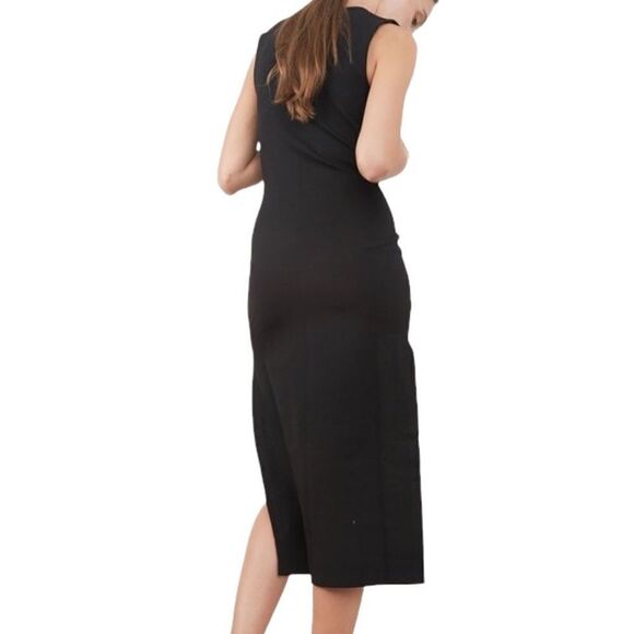 Hemsmith Aiden Black Sleeveless Whimsigoth Modern Form Fitting Maxi Dress Small - Picture 2 of 10